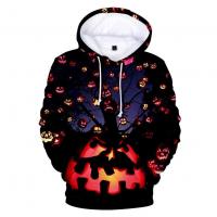 Polyester Unisex Sweatshirts Halloween Design printed PC