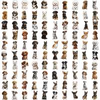 Pvc Decoratieve sticker Puppy patroon gemengde kleuren Zak