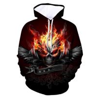 Polyester Men Sweatshirts Halloween Design & loose printed PC