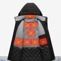 Polyamide & Polyester Elektrische opwarming Parkas Solide meer kleuren naar keuze stuk