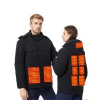 Polyester Elektrische opwarming Parkas Solide meer kleuren naar keuze stuk