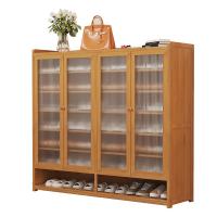 Fiberboard met gemiddelde dichtheid & Moso Bamboe Schoenen Rack Organizer stuk