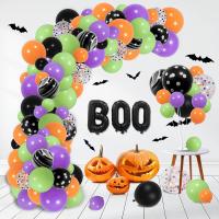 Plastic Balloon Decoration Set Halloween Design Paper printed Set