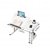 Medium Density Fiberboard foldable Laptop Stand durable white PC