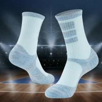 Polyester & Cotton Men Sport Socks antifriction & thicken & sweat absorption & anti-skidding Colour Matching : Pair