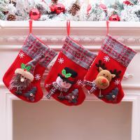 Cloth Christmas Decoration Stocking christmas design PC