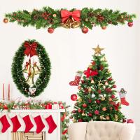 Pvc Kerstmuur stickers Instellen