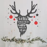 Pvc Kerstmuur stickers Instellen