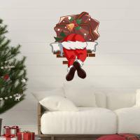 PVC Christmas Wall Stickers christmas design & waterproof PC