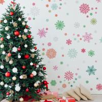 PVC Christmas Wall Stickers christmas design & four piece Set