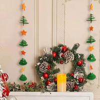 Adhesive Bonded Fabric Hanging Ornament for home decoration & christmas design Set