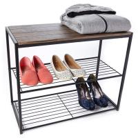 Ijzer Schoenen Rack Organizer Zwarte stuk