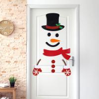 Felt Door Stickers durable & christmas design PC