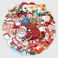 PVC Rubber DIY & Waterproof Decorative Sticker christmas design mixed pattern Bag