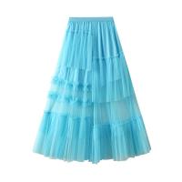 Polyester Jupe maxi Patchwork Solide plus de couleurs pour le choix : pièce