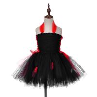 Polyester Ball Gown Children Halloween Cosplay Costume Halloween Design & breathable glove black PC