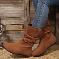 Suede Bottes Solide plus de couleurs pour le choix Paire