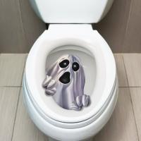 PVC Waterproof Toilet Sticker Halloween Design PC