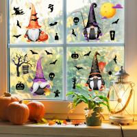 PVC Waterproof Glass sticker Halloween Design Set