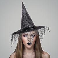 Cloth Easy Matching Witch Hat Halloween Design black : PC