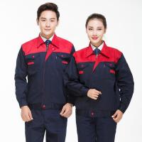 Polyester and Cotton Plus Size Uniform Set & two piece & breathable Pants & coat patchwork Set