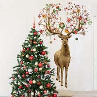 PVC Christmas Wall Stickers waterproof Set