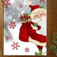 Pvc Kerstmuur stickers Instellen