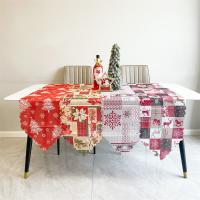 Polyester Creative Christmas Table Runner  PC