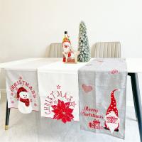 Polyester Coureur de table de Noël couleur et motif différents pour le choix plus de couleurs pour le choix pièce