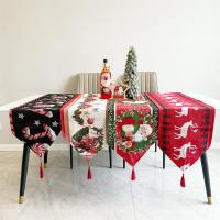 Polyester et coton Coureur de table de Noël couleur et motif différents pour le choix plus de couleurs pour le choix pièce