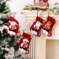 Cloth Christmas Stocking patchwork PC