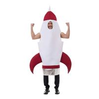 Polyester Men Halloween Cosplay Costume Halloween Design printed white : PC