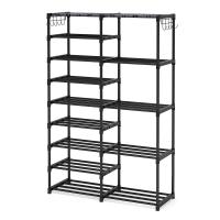 Ijzer Schoenen Rack Organizer Zwarte stuk