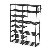 Ijzer Schoenen Rack Organizer Zwarte stuk