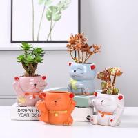 Porcelain Flower Pot corrosion proof Solid PC