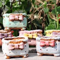 Porcelain Flower Pot corrosion proof Solid PC