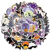 Pressure-Sensitive Adhesive & PVC Waterproof Decorative Sticker Halloween Design printed Lot