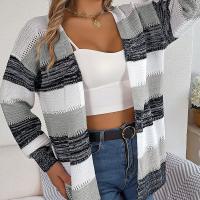 Acryl Pullover Mantel, Gestreift, mehr Farben zur Auswahl,  Stück