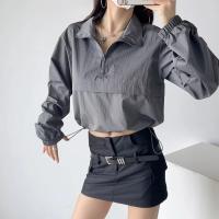 Spandex Slim Women Jacket Solid PC