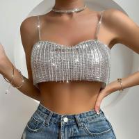 Métal Camisole Solide Argent pièce