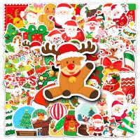 Pressure-Sensitive Adhesive & PVC Decorative Sticker for home decoration & Cute & christmas design Bag