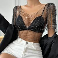 Polyamide Women Sleeveless Blouses see through look & loose PC