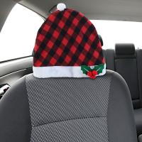 Cloth Christmas Chair Cover plaid red PC