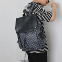 PU Leder Rucksack,  Polyester, Plaid, mehr Farben zur Auswahl,  Stück