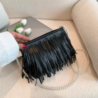 PU Leather Easy Matching & Tassels Crossbody Bag PC