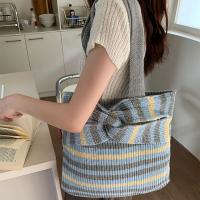 Polyester Easy Matching Shoulder Bag large capacity striped PC