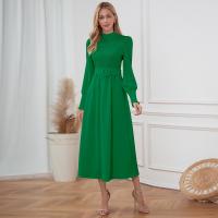 Polyester Einteiliges Kleid, Solide, mehr Farben zur Auswahl,  Stück