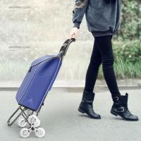 Iron & Oxford foldable Shopping Trolley waterproof PC