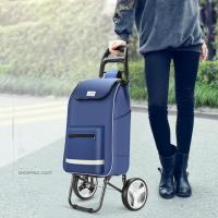 Iron & Oxford foldable Shopping Trolley portable PC