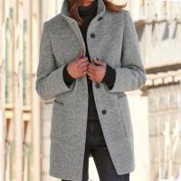 Polyester & Coton Manteau femmes Solide plus de couleurs pour le choix pièce